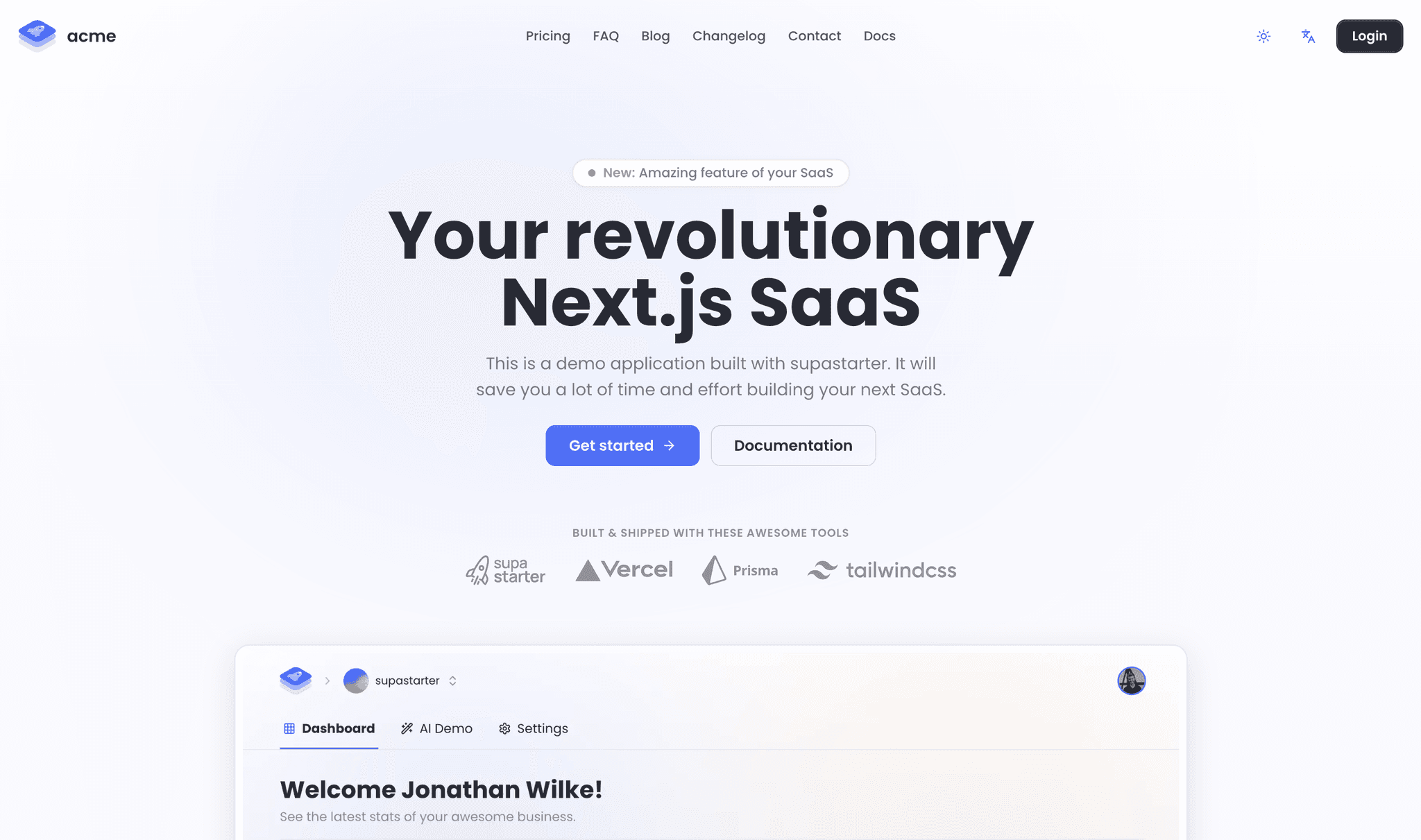 Introduction next js documentation supastarter saas starter kit